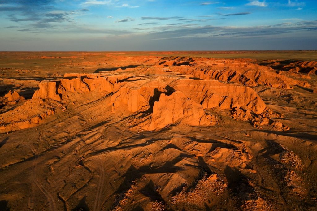 Mongolia visit the flaming cliffs of Bayanzag