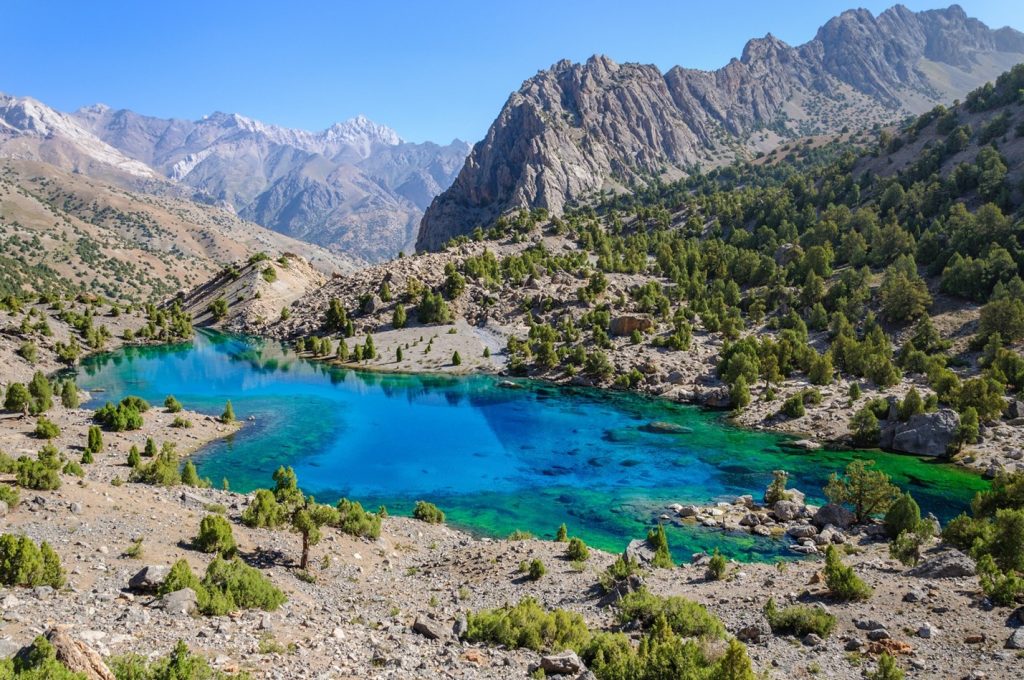 Tajikistan travel to see mountains in central asia