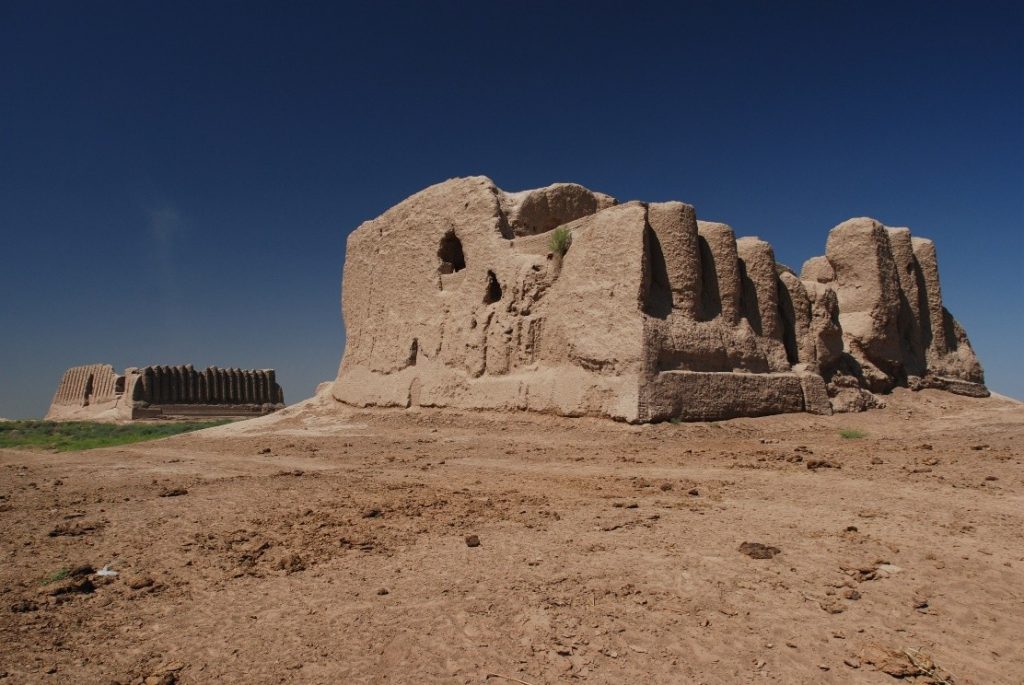 Turkmenistan travel Gyz Gala and Oglan Gala desert fortresses